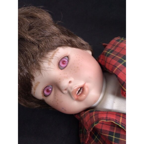 Vintage Radio Flyer Danbury Mint Porcelain 12" Doll  ONLY Replacement Doll - Picture 8 of 12